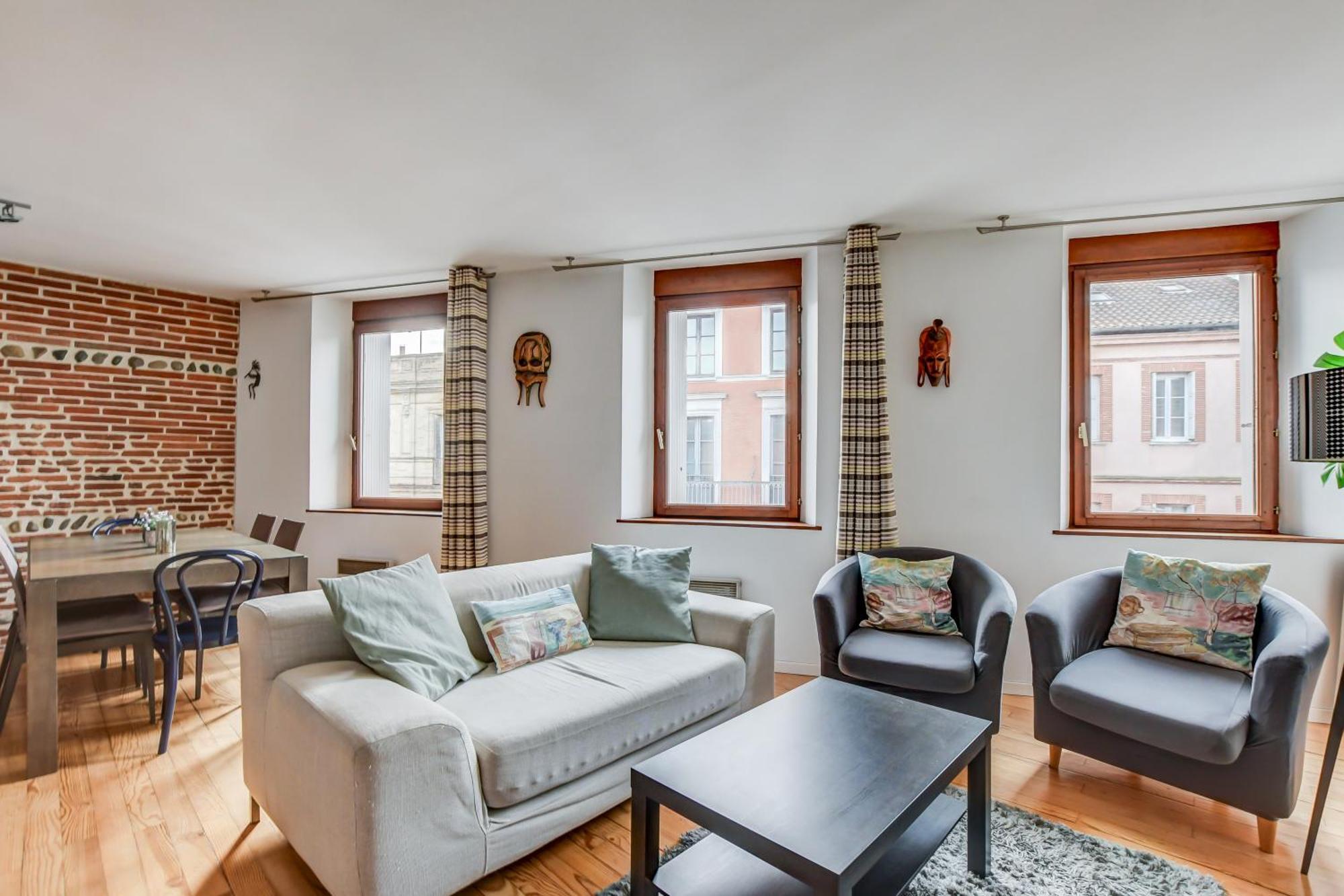Duplex Tolosa - Pont-Neuf, Dome De La Grave, 2 Bdrs 85M2, Ac, Free Private Car Park - T3 85M2 Avec Clim, Parking Prive Gratuit Zewnętrze zdjęcie