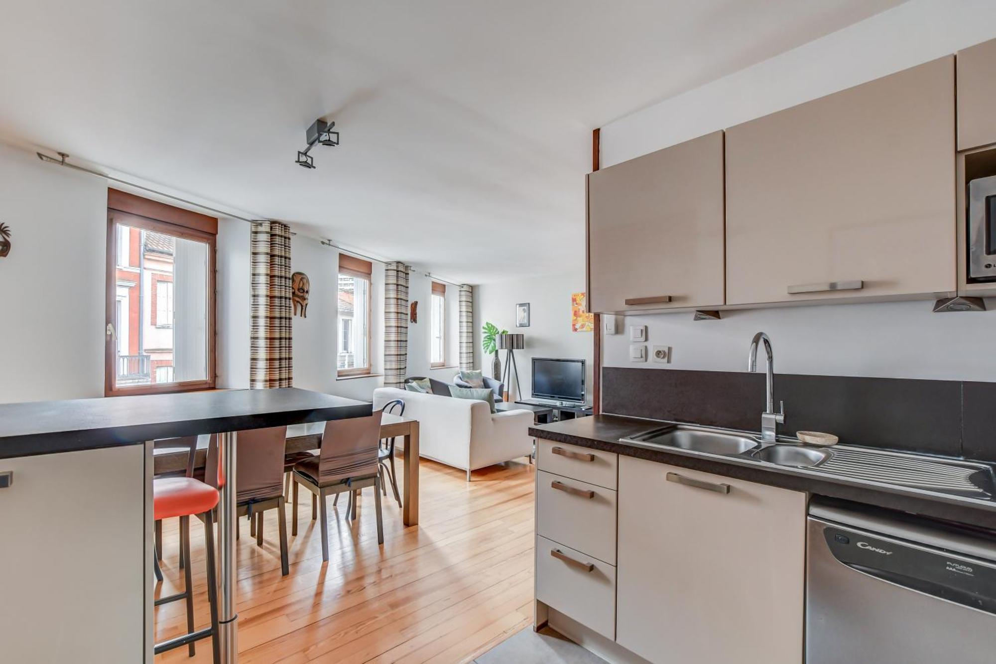 Duplex Tolosa - Pont-Neuf, Dome De La Grave, 2 Bdrs 85M2, Ac, Free Private Car Park - T3 85M2 Avec Clim, Parking Prive Gratuit Zewnętrze zdjęcie